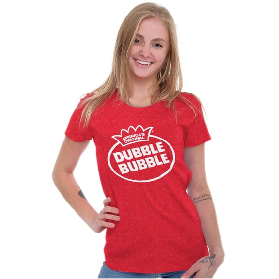 Original Dubble Bubble Brand Logo Women's T Shirt Ladies Tee Brisco Brands M