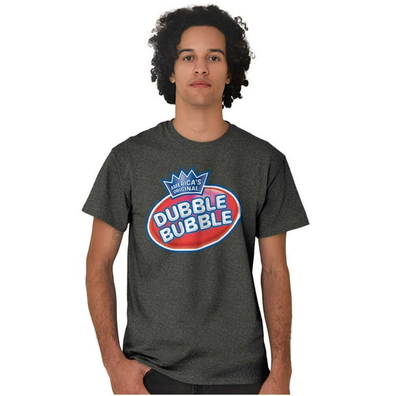 Original Dubble Bubble Double Logo Gum Unisex Plus Size Graphic Tee Brisco Brands 2X