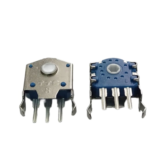 Original Dustproof Encoders 8mm 9mm 10mm 11mm Rotary Scroll Silver Wheel Encoders