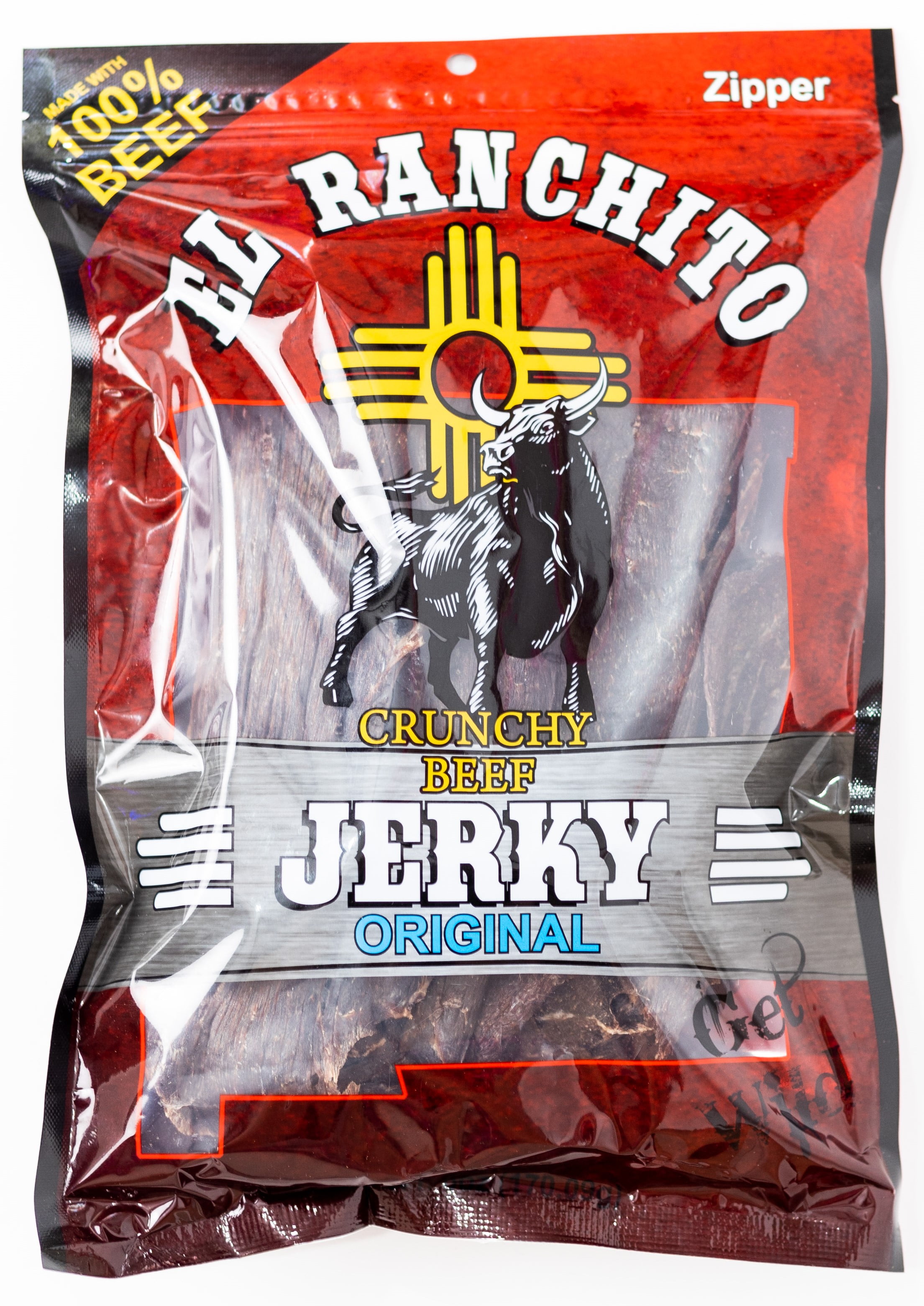 Original - El Ranchito Crunchy Beef Jerky NET WT. 6 OZ