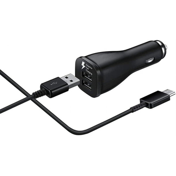 Original Fast USB C Dual-Port Car Charger with Type C Cable 5ft