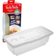 thumbnail image 1 of The Original Fasta Pasta Microwave Cooker with Lid & Built-in Strainer-No More Messes, Waiting for Water to Boil, or Sticky Noodles-Perfect Al Dente Pasta Every time- Patented Design, It Really Works, 1 of 6