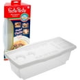 thumbnail image 1 of The Original Fasta Pasta Microwave Cooker with Lid & Built-in Strainer-No More Messes, Waiting for Water to Boil, or Sticky Noodles-Perfect Al Dente Pasta Every time- Patented Design, It Really Works, 1 of 6