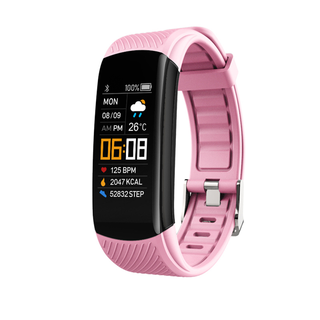 Original Fitness Smart Watch Heart Rate Monitor Weather Clock Band Sport Waterproof Smartwatch  Men Women  Android 2023