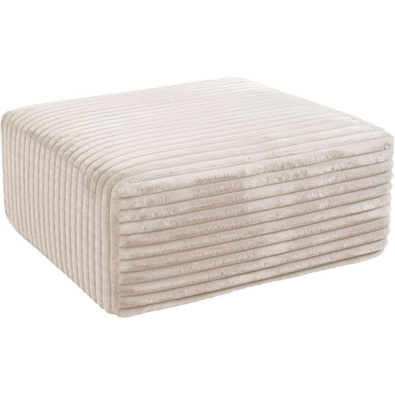 Original Footstool of AAQZ Sectional Sofa, Beige