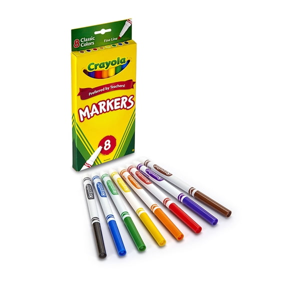Original Formula Markers, Fine Tip, 8 Classic Colors | Bundle of 10 Boxes