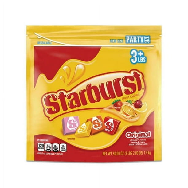 Original Fruit Chews, Cherry; Lemon; Orange; Strawberry, 50 oz Bag Original Fruit Chews, Cherry; Lemon; Orange; Strawberry, 50 oz Bag
