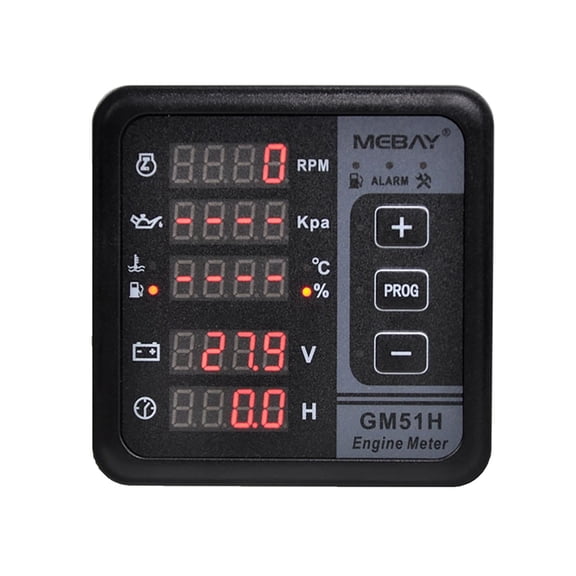 Original Mebay GM51H Digital Tachometer Multifunctional Controller for Diesel Generators 1 pack