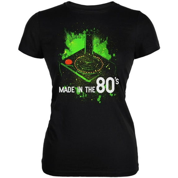 Original Gamer Made in the 80's Juniors Soft T Shirt Black X-LG