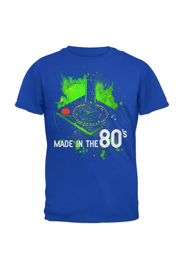 Original Gamer Made in the 80's Mens Soft T Shirt Royal SM