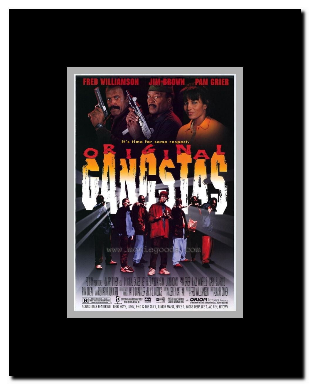 Original Gangstas Framed Movie Poster