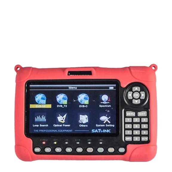 Original Genuine WS-6980 DVB-S2+DVB-C+DVB-T2 COMBO Optical Power Detection Spectrum Analyzer Satellite Finder Meter ,Portable Carrying