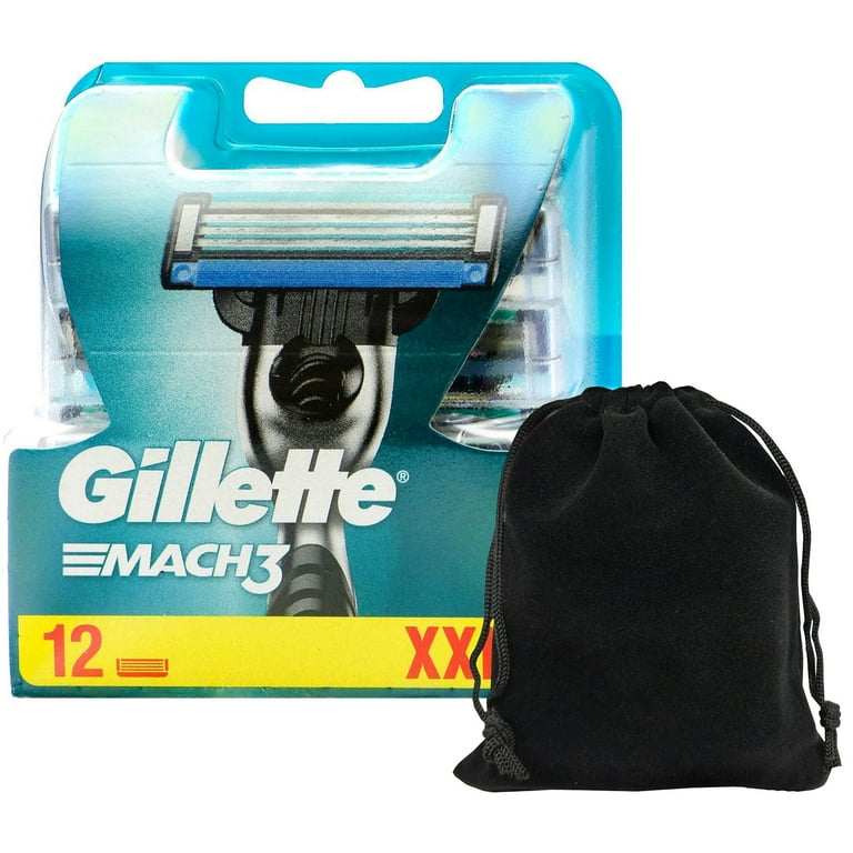 Original Gillette Mach3 Razor Blade Refills for Men - Fits All 