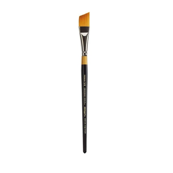 Original Gold® 9400 Angular Shader Series Brush, Premium Synthetic Golden Taklon, Short Handle