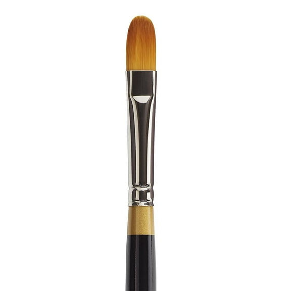 Original Gold 9500 Filbert Series, Premium Golden Taklon Multimedia Artist Brushes