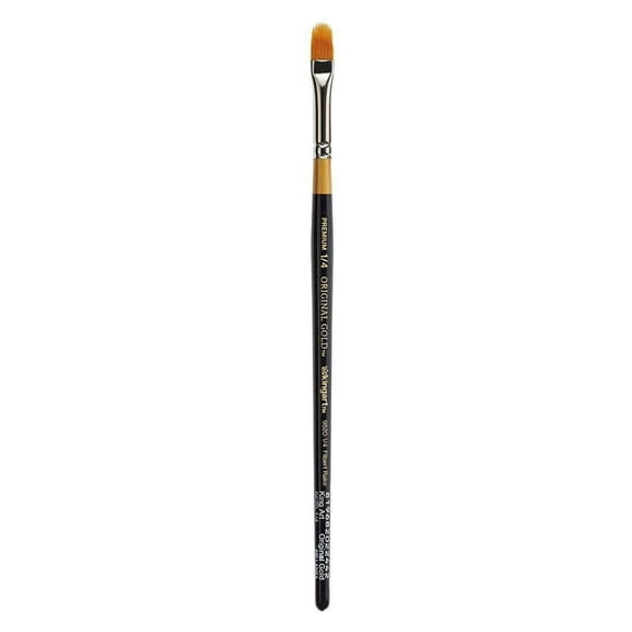 Original Gold 9520 Filbert Rake Series Premium Golden Taklon Multimedia Artist Brushes