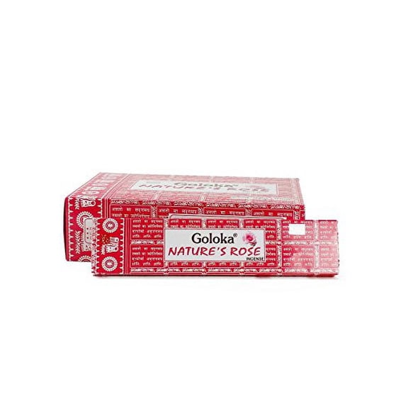 Original Goloka Natures Rose Incense Box of 12 Packs