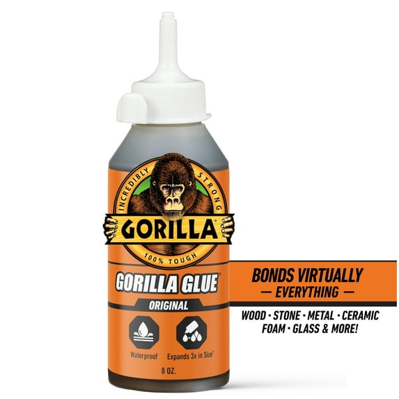 Original Gorilla Glue, 8 oz Bottle Assembled Product Weight 8 oz
