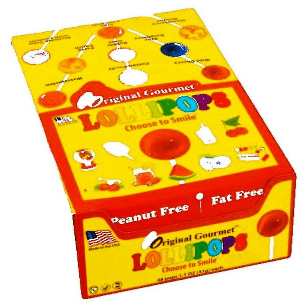 Office Breakroom: Gourmet Gluten-Free Lollipops, 48 Count