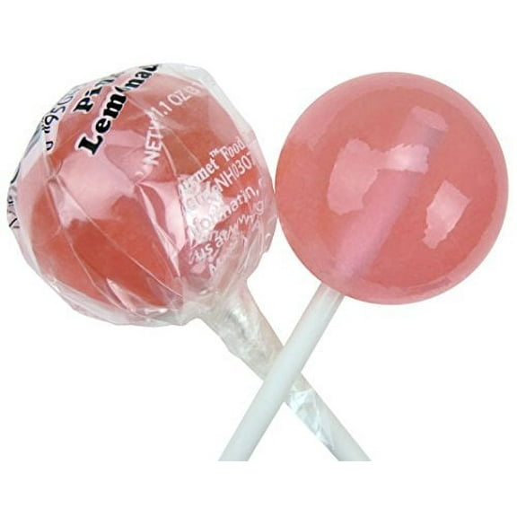 Original Gourmet Lollipops, Pink Lemonade, 30 count (Pack of 1)