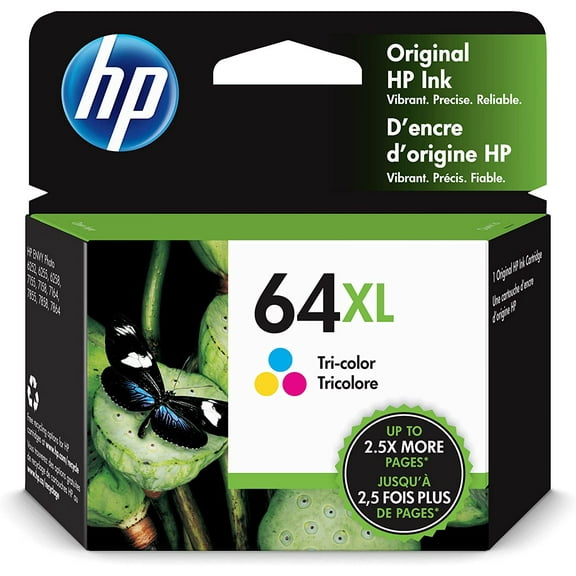Original HP 64XL Color Inkjet (N9J91AN) 64 Tri-Color