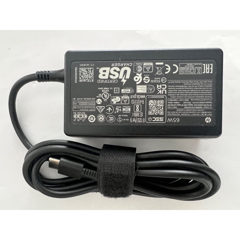 HP L67440-001 65W USB-C AC Adapter for HP EliteBook x360