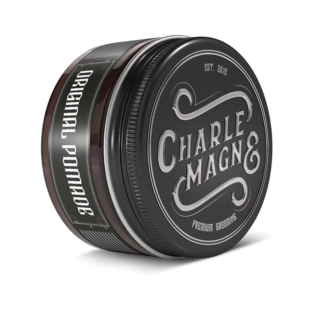 Charlemagne Original Hair Pomade 100g Water Based Strong Flexible Hold Cherry Oud Made in Germany