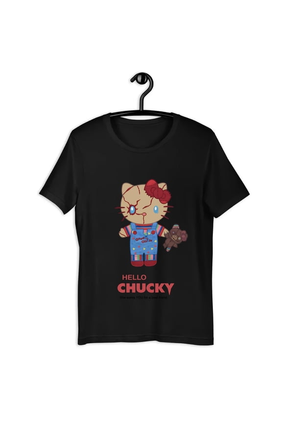 Original Hello Kitty Chucky Best Friend Ringer Sweat Shirt