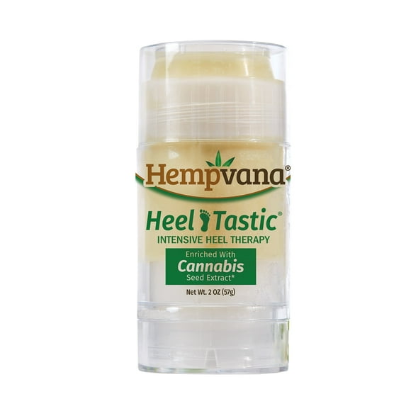 Hempvana Original Heel Tastic Intensive Heel Repair Therapy for Dry, Cracked Heels - Enriched with Cannabis Seed Extract In The Form of Oil - Cracked Heel Treatment for Women + Men Visit the Hempvana