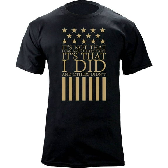 Original I Did, They Didn't Veteran T-Shirt