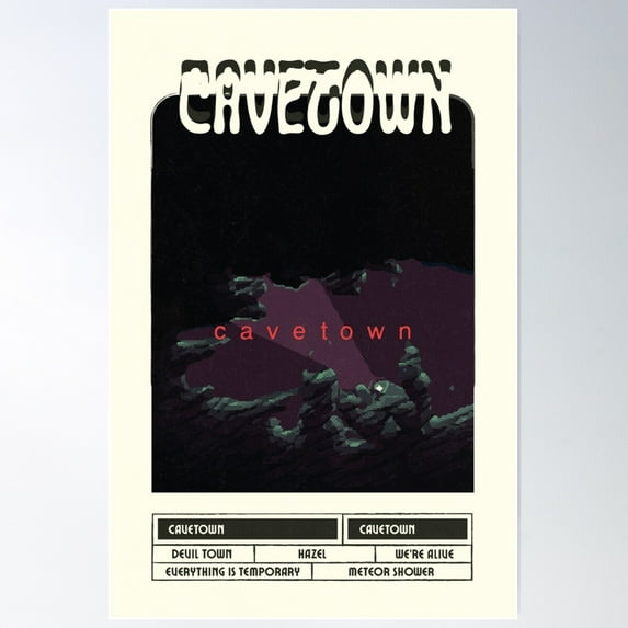 Original Indie Art Print Of Cavetown’S Self-Titled Album / Indie Retro Modern Art Poster Wall Art, Modern Wall Decor For Living Room Bedroom, 24x36 UNFRAMED