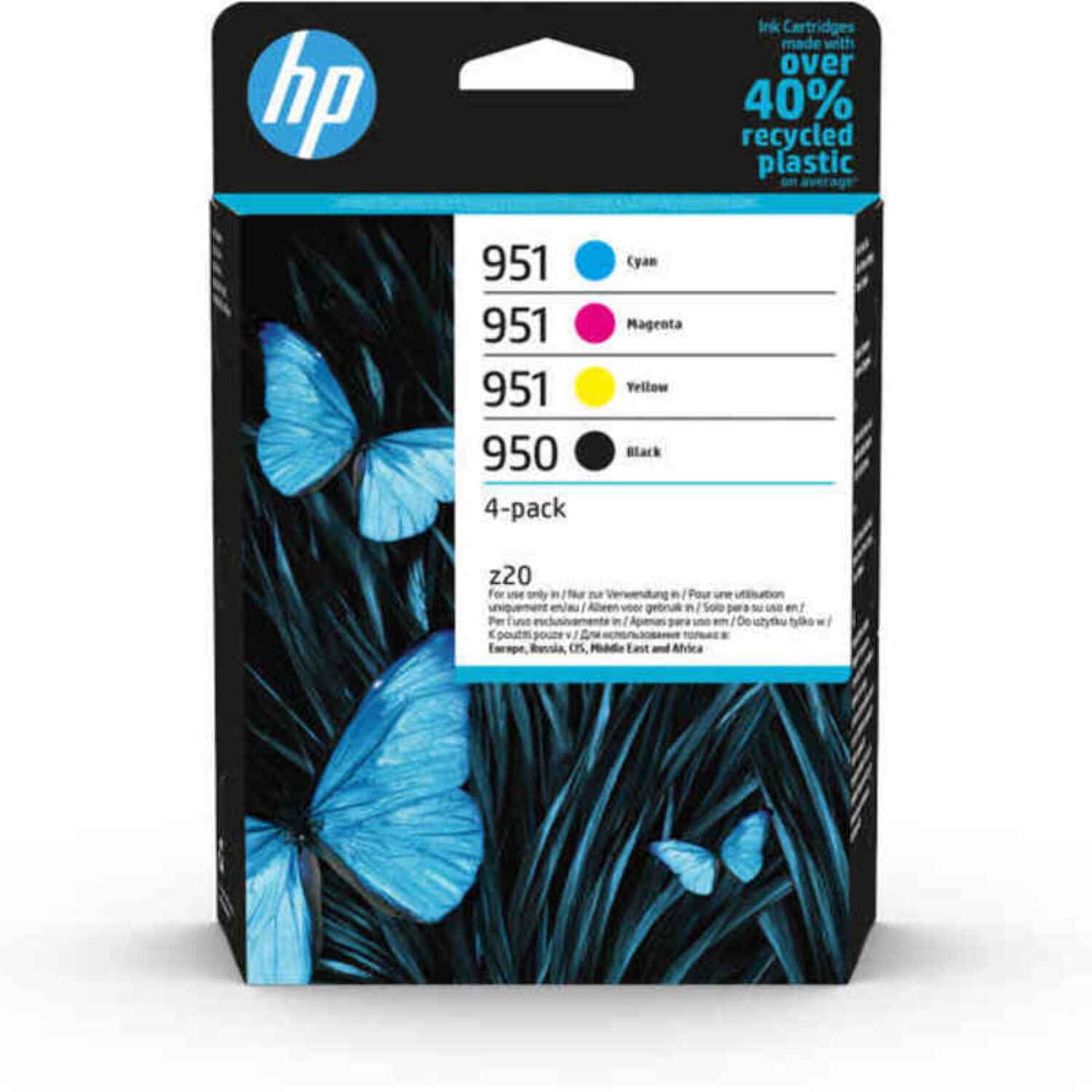 HP 951 3-pack Cyan/Magenta/Yellow Original Ink Cartridges 