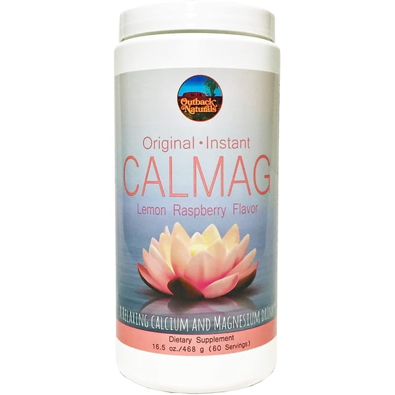Original Instant CalMag Raspberry Lemon Clacium & Magnesium Powder 16.5 Ounces