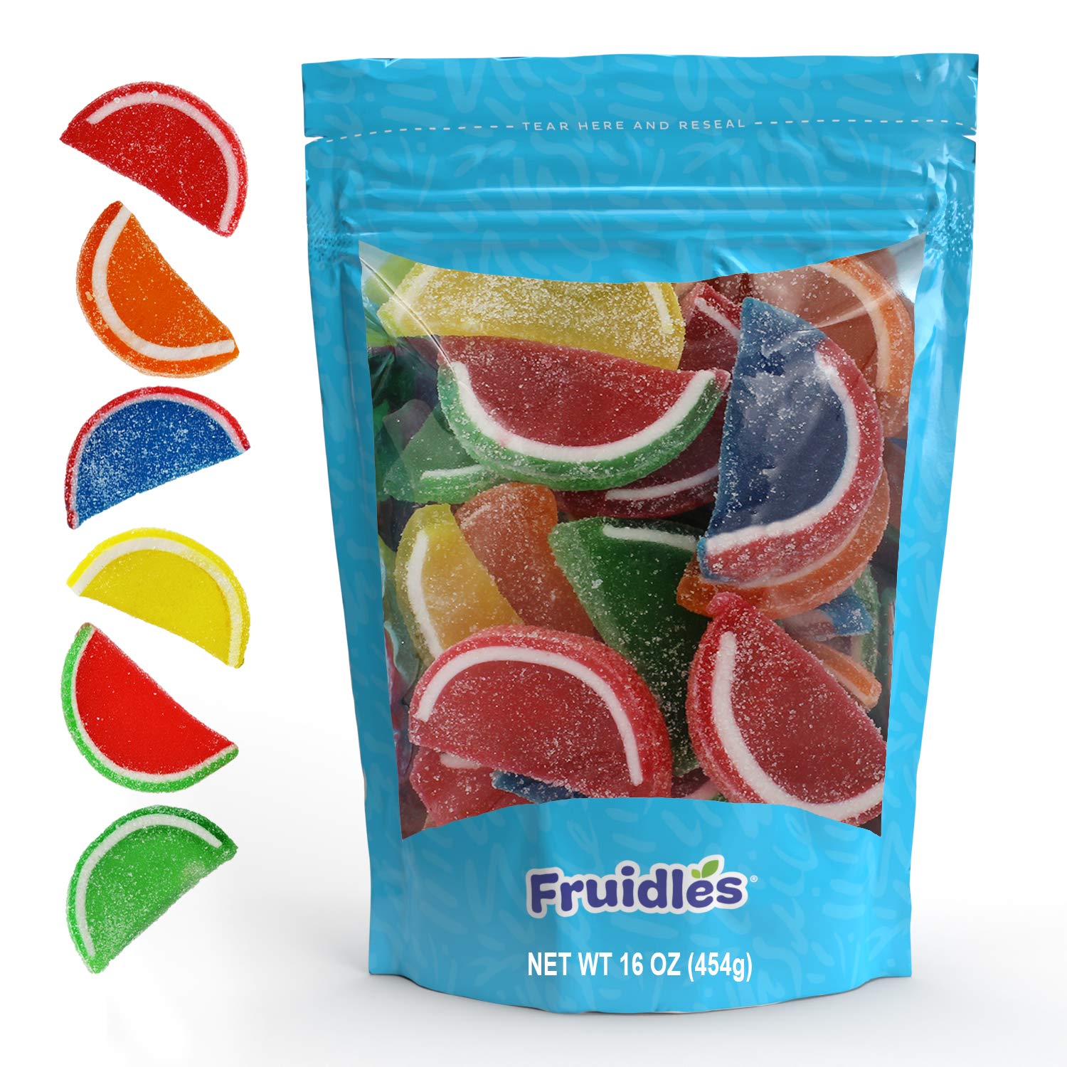 Original Jelly Fruit Slices, Gummi Sweet Confection Candies