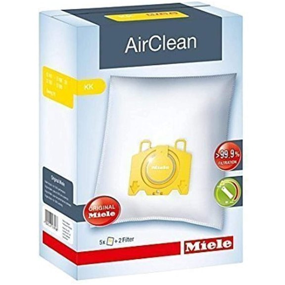 Original KK AirClean 3D Efficiency Vacuum Cleaner Bags for Swing H1 and S1 Vacuum Cleaners, Pack of 5 Dust Bags and 2 Filters 10123240