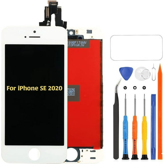 OriginalLCD Display Compatible with iPhone SE 2020 Screen Replacement Touch Screen Digitizer kit for A2275, A2298, A2296 Full Assembly Repair Kits