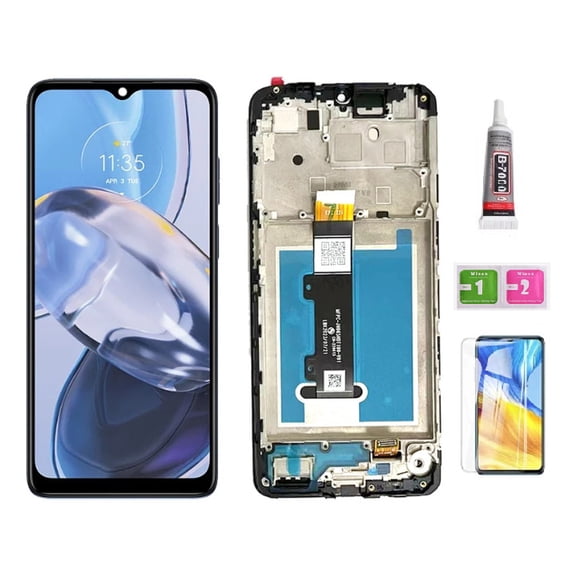 Original LCD Screen With Frame for Moto E22 E22i