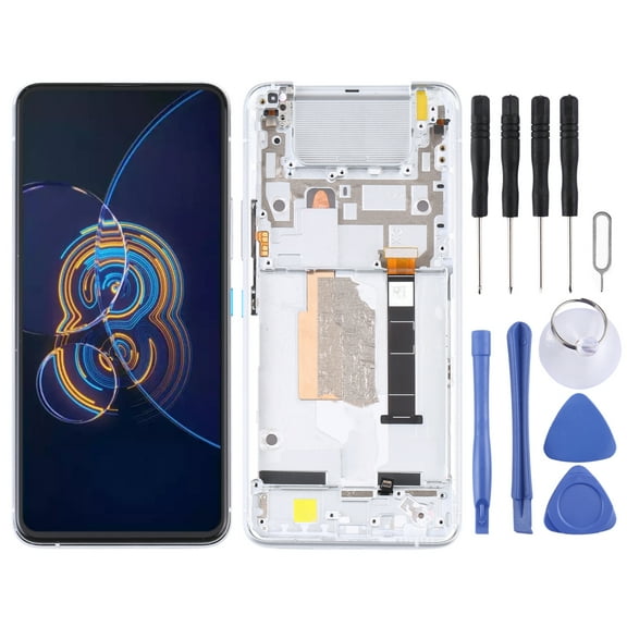 Original LCD Screen for Asus Zenfone 8 Flip ZS672KS Digitizer Full Assembly with Frame
