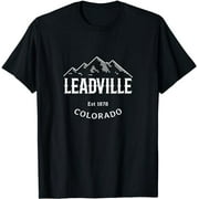 Original Leadville Colorado Rocky Mountains Graphic Design T-Shirt