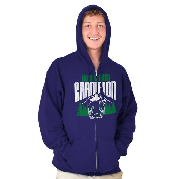 Original Legend Bigfoot Myth Workout Zip Up Hoodie Men's Women's Brisco Brands X