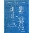 thumbnail image 1 of Original Lighthouse Lamp Artwork Submitted In 1930 - Nautical - Patent Art Print, 1 of 2