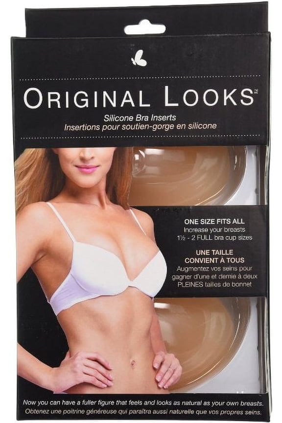 Silicone Bra Inserts and Enhancers, One Size Fits All