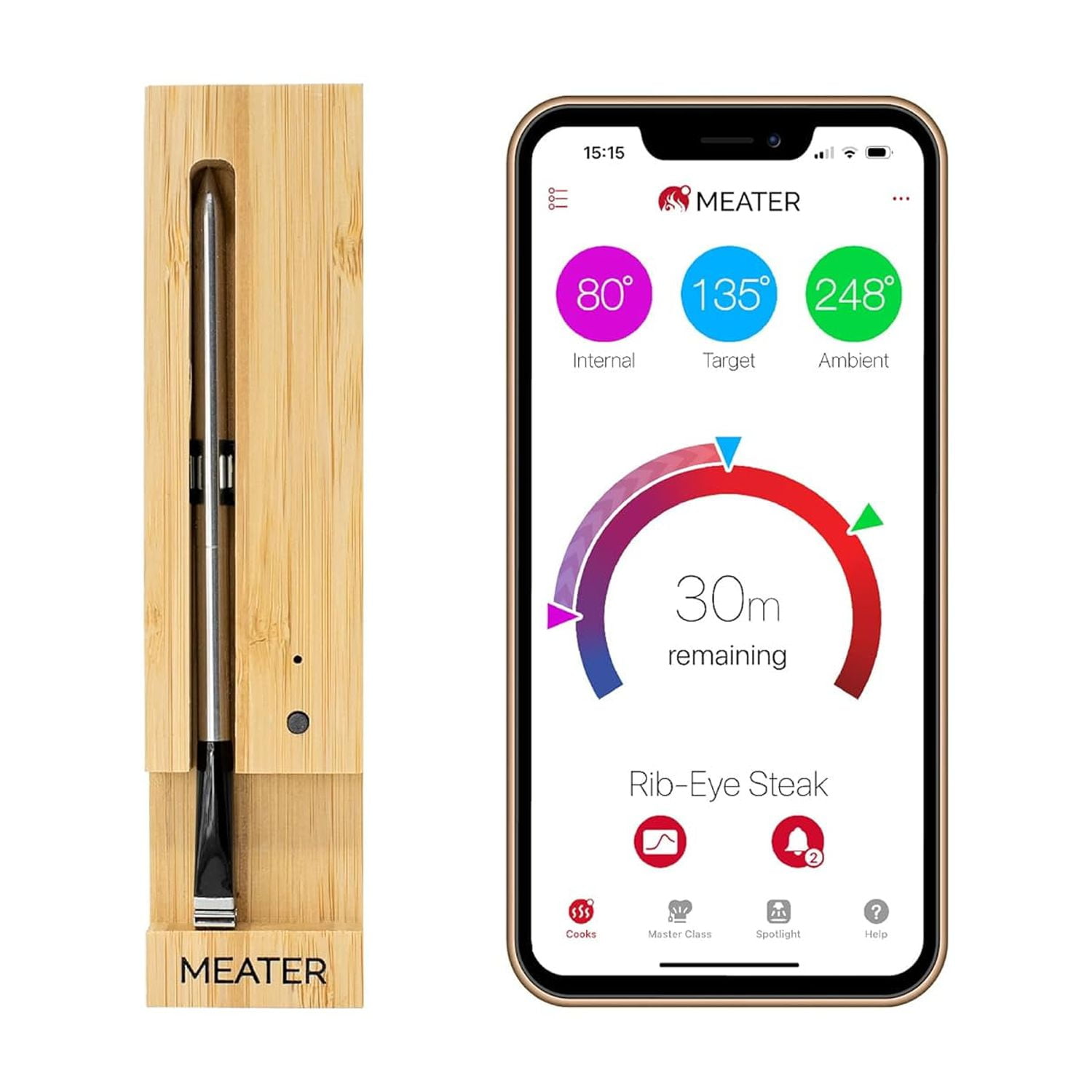 Original MEATER Wireless Bluetooth Smart Meat Thermometer for The