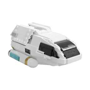 Original MOC Sci-Fi Space Shuttlecraft Building Block Kit, 333 Pieces Collectible Transport Starship Model Set