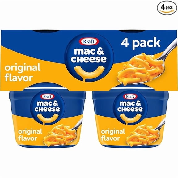 Original Mac & Cheese Macaroni and Cheese Dinner, 4 ct Pack, 2.05 oz Cups
