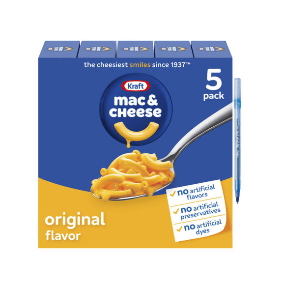 Original Mac & Cheese Macaroni and Cheese Dinner 5 ct
