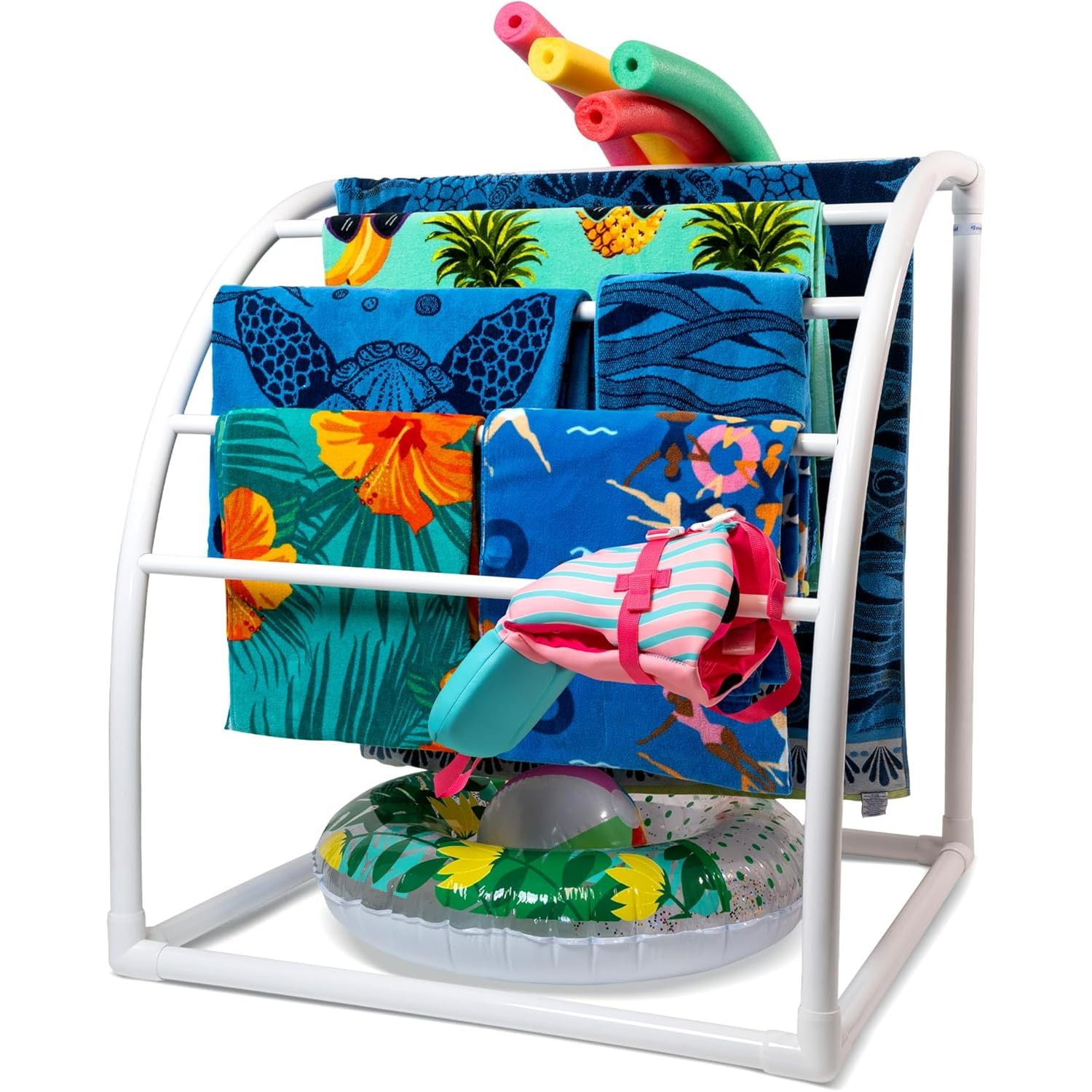 Original Made in The USA Curved 7 Bar Freestanding Outdoor Poolside ...