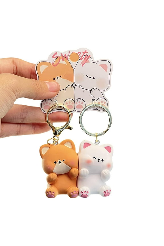 Original Magnetic Hanger Couple Buckle Valentines Day Gift Keychain