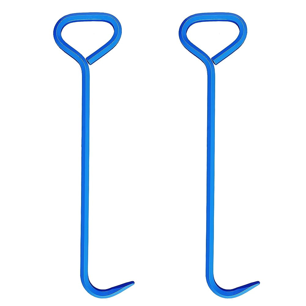 Original Manhole Hook Tool - 2 Pack - 24-Inch Single Hook Made with Hex ...