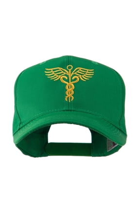 Original Medical Caduceus Outline Embroidered Cap - Kelly OSFM